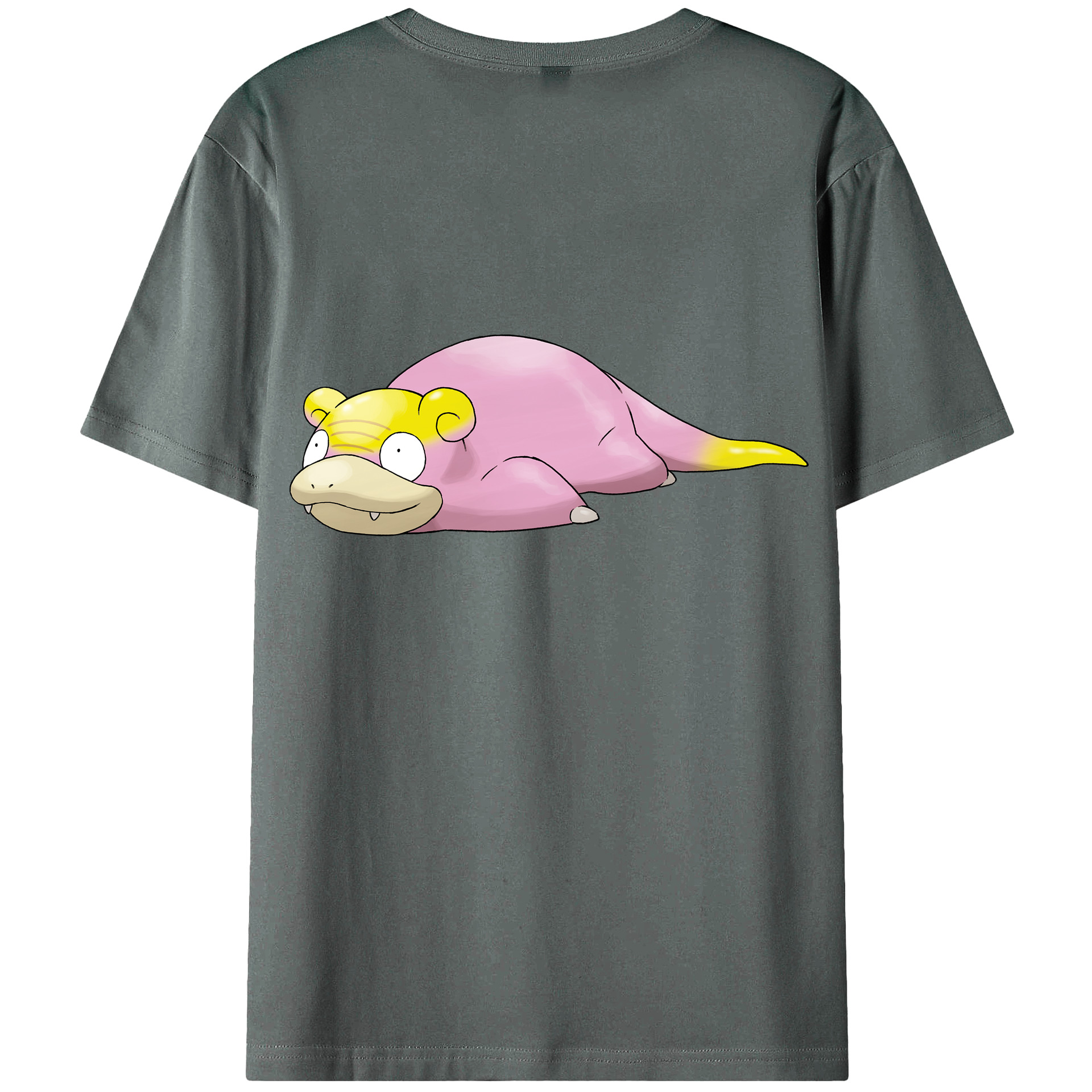 （画像用） ポケットモンスター Pokémon 綿100％ メンズ半袖Tシャツ（バックプリント） 通気性